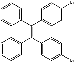 Benzene, 1,1'-[(1Z)-1,2-diphenyl-1,2-ethenediyl]bis[4-bromo- 구조식 이미지