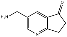 5H-Cyclopenta[b]pyridin-5-one, 3-(aminomethyl)-6,7-dihydro- Structure