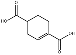 1-Cyclohexene-1,4-dicarboxylic acid Structure