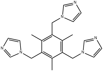 1,3,5-tris(N-imidazolylmethyl)-2,4,6-trimethylbenzene Structure