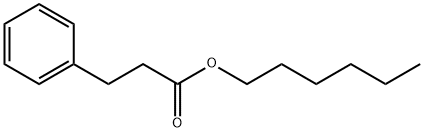 Benzenepropanoic acid, hexyl ester Structure