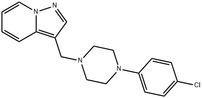 3-[[4-(4-chlorophenyl)piperazin-1-yl]methyl]pyrazolo[1,5-a]pyridine Structure