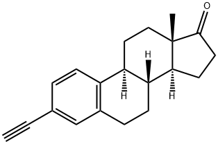 Estra-1,3,5(10)-trien-17-one, 3-ethyn-1-yl- Structure