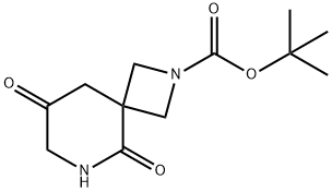 tert-butyl 5,8-dioxo-2,6-diazaspiro[3.5]nonane-2-carboxylate Structure