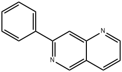 1,6-Naphthyridine, 7-phenyl- Structure