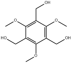 1,3,5-Benzenetrimethanol, 2,4,6-trimethoxy- 구조식 이미지