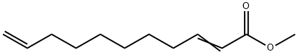 2,10-Undecadienoic acid methyl ester Structure