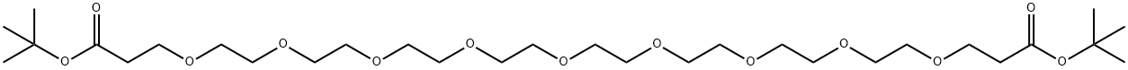 PEG9-Bis-t-butyl ester Structure