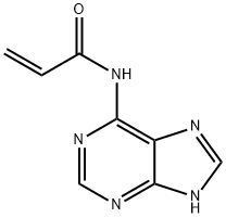 2-Propenamide, N-9H-purin-6-yl- Structure