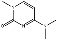 2(1H)-Pyrimidinone, 4-(dimethylamino)-1-methyl- 구조식 이미지