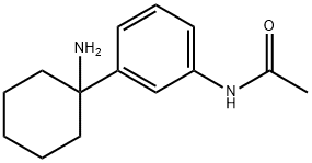 Acetamide,N-[3-(1-aminocyclohexyl)phenyl]- Structure