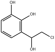 1,2-Benzenediol, 3-(2-chloro-1-hydroxyethyl)- Structure