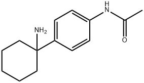 Acetamide,N-[4-(1-aminocyclohexyl)phenyl]- Structure