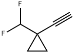 Cyclopropane, 1-(difluoromethyl)-1-ethynyl- Structure