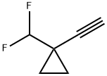 Cyclopropane, 1-(difluoromethyl)-1-ethynyl- 구조식 이미지