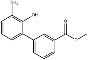 methyl 3'-amino-2'-hydroxy-[1,1'-biphenyl]-3-carboxylate Structure