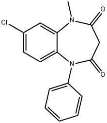 Clobazam impurity G Structure