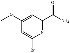 6-Bromo-4-methoxypicolinamide Structure