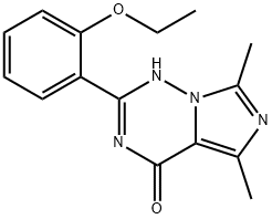 Imidazo[5,1-f][1,2,4]triazin-4(1H)-one, 2-(2-ethoxyphenyl)-5,7-dimethyl- 구조식 이미지