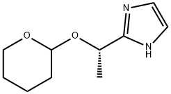 1H-Imidazole, 2-[(1S)-1-[(tetrahydro-2H-pyran-2-yl)oxy]ethyl]- Structure