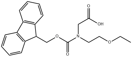 2-((((9H-fluoren-9-yl)methoxy)carbonyl)(2-ethoxyethyl)amino) Structure