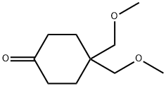 Cyclohexanone, 4,4-bis(methoxymethyl)- 구조식 이미지