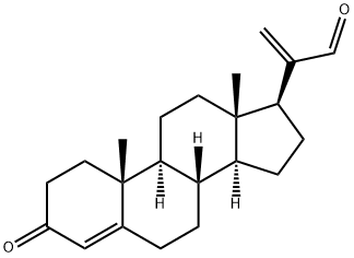 Pregna-4,20-diene-20-carboxaldehyde, 3-oxo- Structure