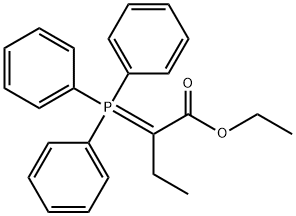 Butanoic acid, 2-(triphenylphosphoranylidene)-, ethyl ester 구조식 이미지