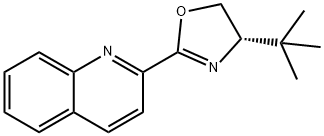 2-[(4S)-4-(1,1-dimethylethyl)-4,5- dihydro-2-oxazolyl]-Quinoline 구조식 이미지