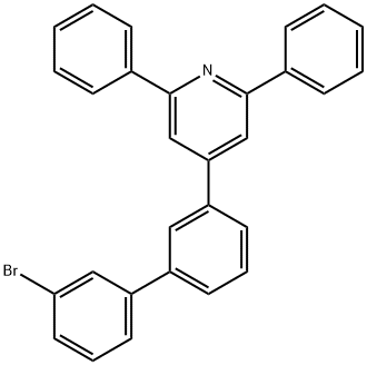 4-(3'-bromo[1,1'-biphenyl]-3-yl)-2,6-diphridine 구조식 이미지