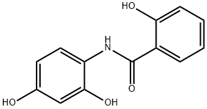 Benzamide, N-(2,4-dihydroxyphenyl)-2-hydroxy- Structure