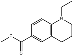 Methyl 1-ethyl-1,2,3,4-tetrahydroquinoline-6-carboxylate 구조식 이미지