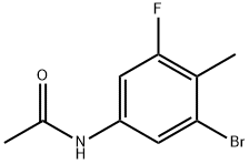 Acetamide, N-(3-bromo-5-fluoro-4-methylphenyl)- Structure