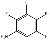 Benzenamine, 4-bromo-2,3,5-trifluoro- 구조식 이미지