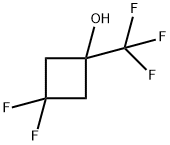 Cyclobutanol, 3,3-difluoro-1-(trifluoromethyl)- Structure