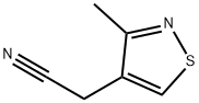 2-(3-methyl-1,2-thiazol-4-yl)acetonitrile 구조식 이미지