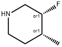 Piperidine, 3-fluoro-4-methyl-, (3R,4R)-rel- Structure