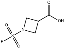 3-Azetidinecarboxylic acid, 1-(fluorosulfonyl)- Structure