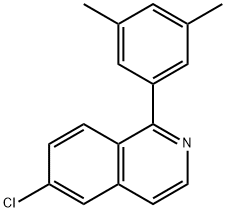 Isoquinoline, 6-chloro-1-(3,5-dimethylphenyl)- Structure