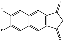 1H-Benz[f]indene-1,3(2H)-dione, 6,7-difluoro- Structure