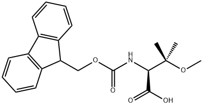 L-Allothreonine, N-[(9H-fluoren-9-ylmethoxy)carbonyl]-O,3-dimethyl- Structure