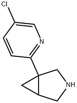 3-Azabicyclo[3.1.0]hexane, 1-(5-chloro-2-pyridinyl)- 구조식 이미지