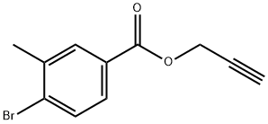 Prop-2-yn-1-yl 4-bromo-3-methylbenzoate Structure