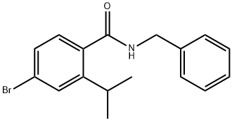 N-Benzyl-4-bromo-2-isopropylbenzamide Structure