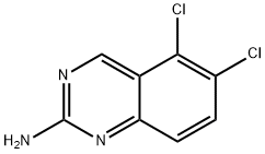 5,6-Dichloroquinazolin-2-amine 구조식 이미지