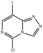 1,2,4-Triazolo[4,3-c]pyrimidine, 5-chloro-8-iodo- Structure