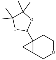 4,4,5,5-tetramethyl-2-(3-oxabicyclo[4.1.0]heptan-6-yl)-1,3,2-dioxaborolane Structure