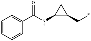 rac-N-[(1R,2S)-2-(fluoromethyl)cyclopropyl]benza
mide Structure