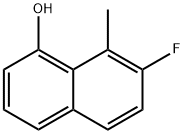 1-Naphthalenol, 7-fluoro-8-methyl- Structure