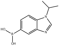 (1-Isopropyl-1,3-benzodiazol-5-yl)boronic acid Structure